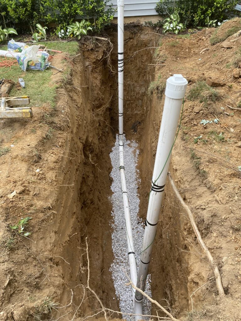 Water Line Replacement in Progress