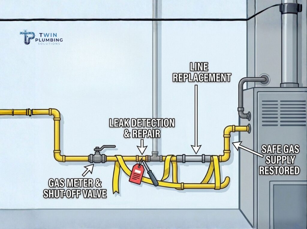 Emergency gas line services across Laurel MD
