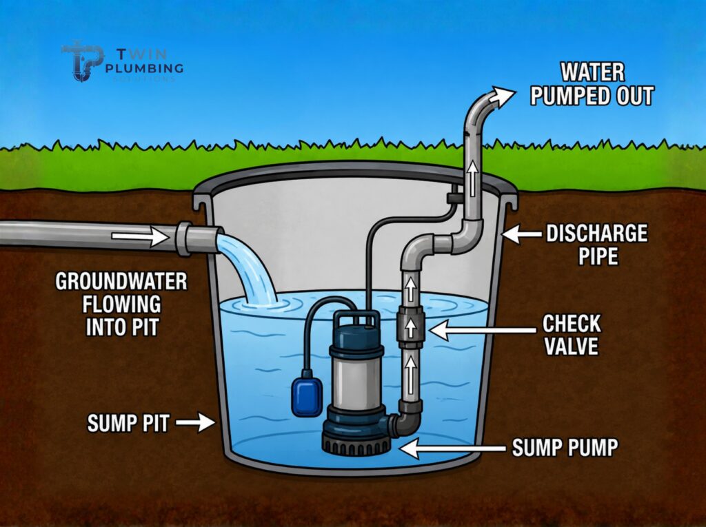Sump Pump Services | Laurel MD | Twin plumbing Solutions